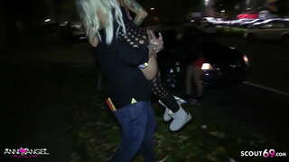 Horny нарийхан үст Anni тэнгэр Элч Bareback машин нь Хэрэглэгчийн fucked